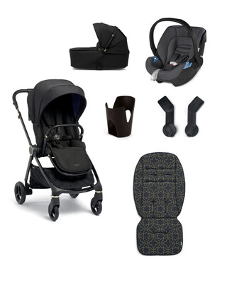 Strada 6 Piece Essentials Bundle with Grey Aton Car Seat